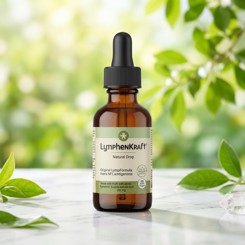 LymphenKraft Tropfen Flasche – Premium Lymphdrainage Wellness Tropfen